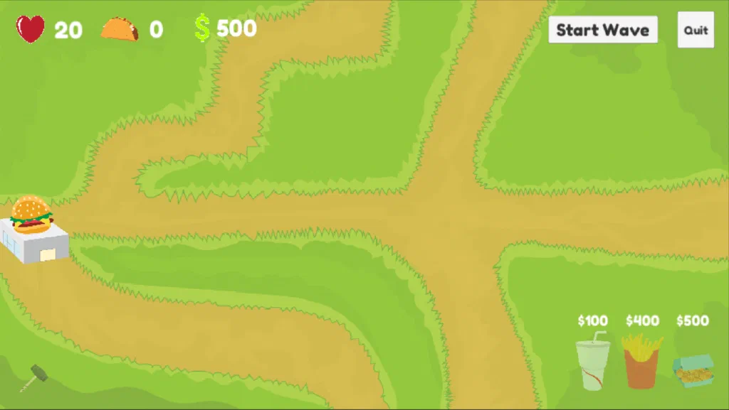Screenshot of the game