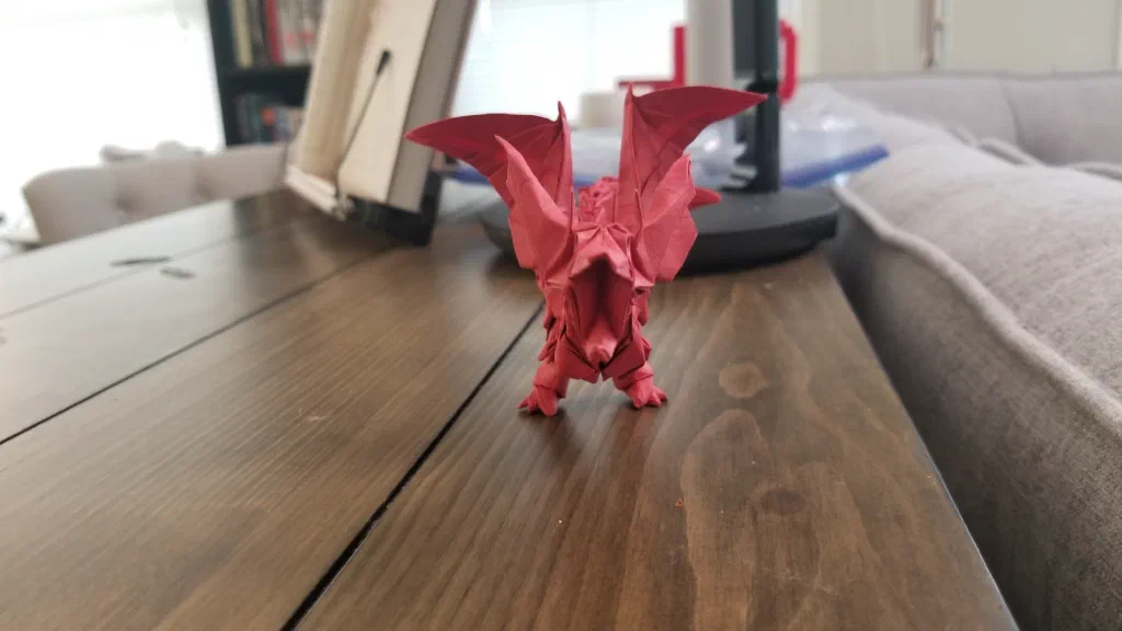 Photo of the folded model