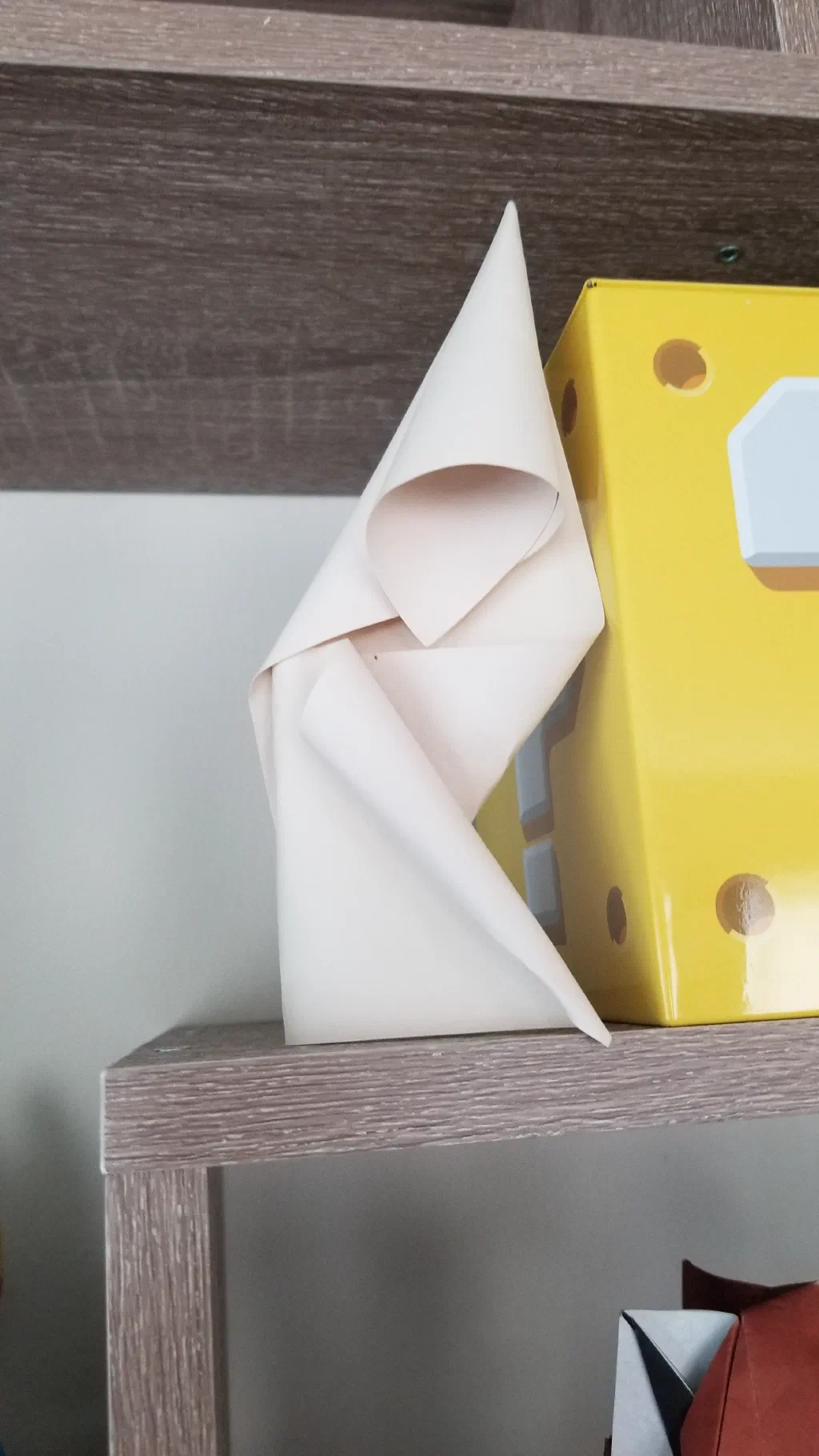 Photo of the folded model