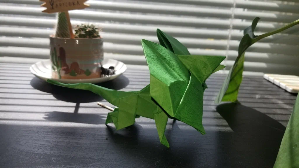 Photo of the folded model