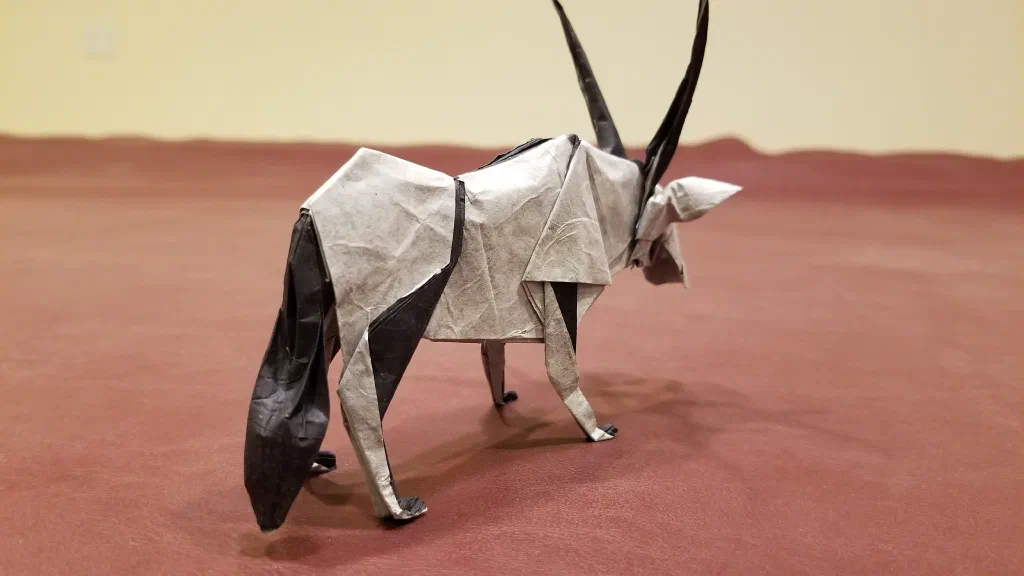 Photo of the folded model