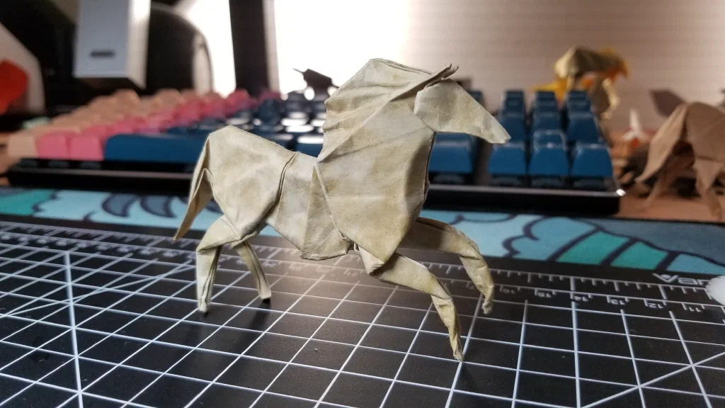 Photo of the folded model