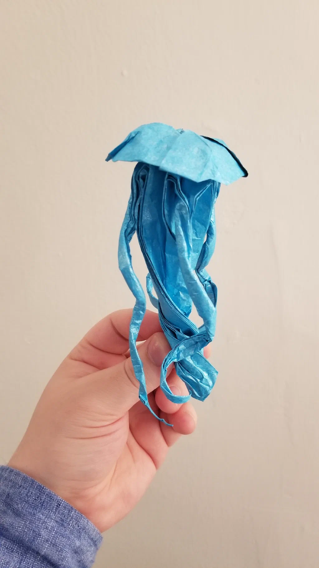 Photo of the folded model