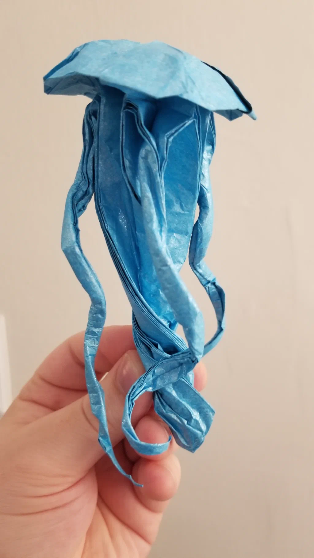 Photo of the folded model