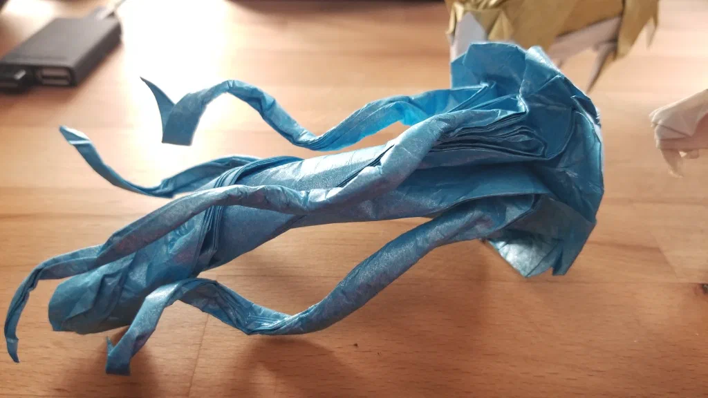 Photo of the folded model