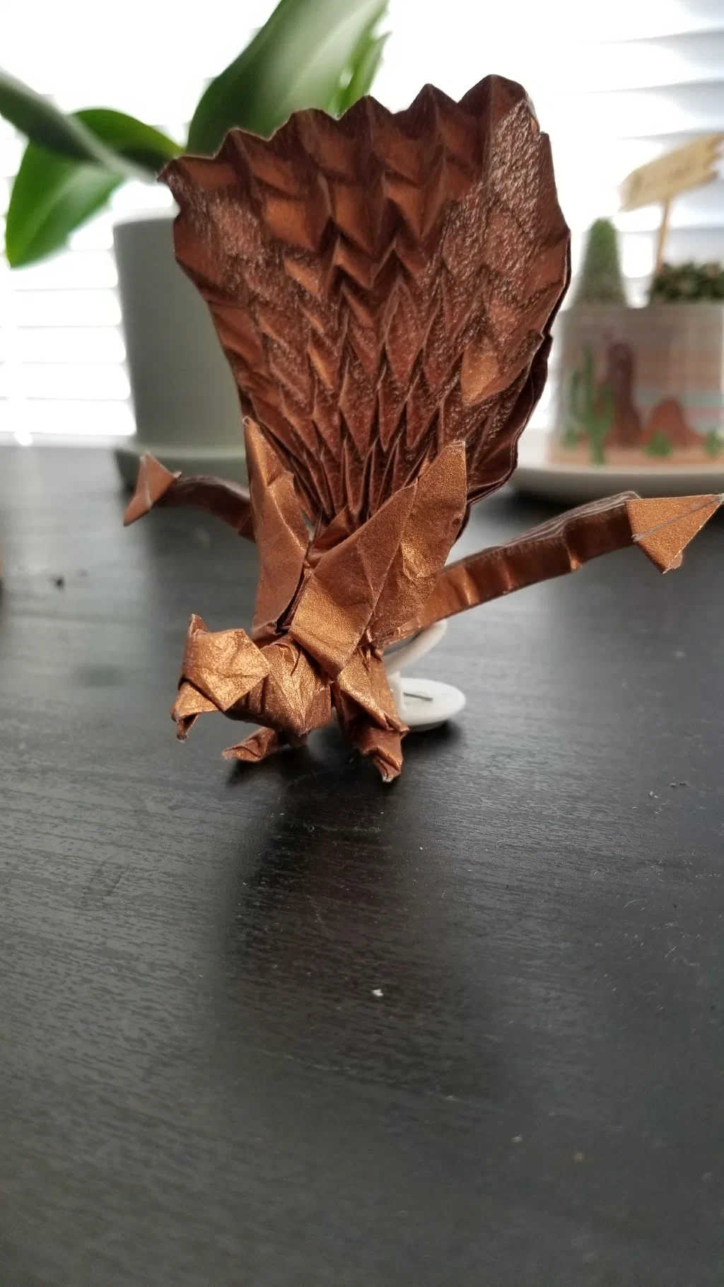 Photo of the folded model