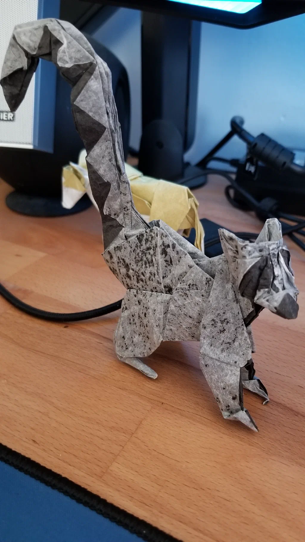 Photo of the folded model