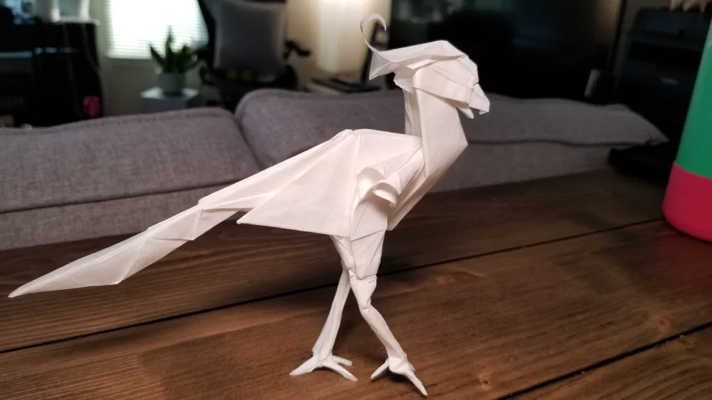 Photo of the folded model