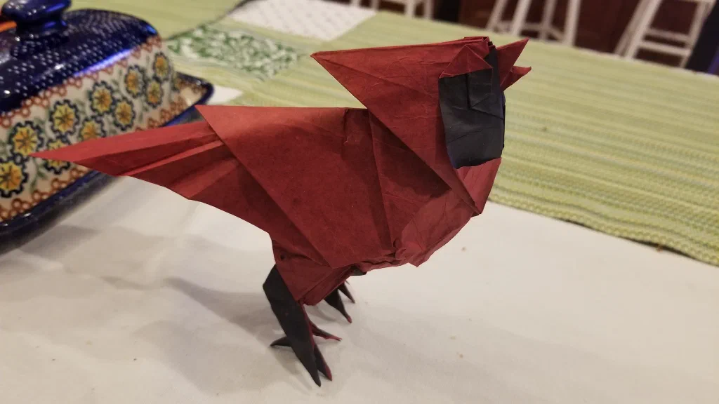 Photo of the folded model